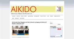 Desktop Screenshot of dortmund-aikido.de