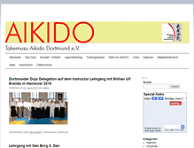 Tablet Screenshot of dortmund-aikido.de